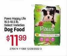 Maceys Paws happy life dog food offer