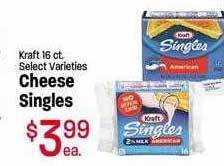 Maceys Kraft cheese singles offer