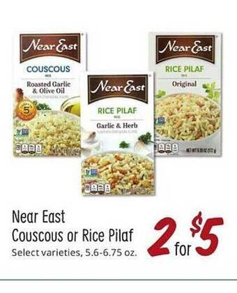 Sprouts Farmers Market Near east couscous or rice pilaf offer
