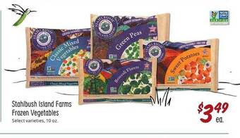 Sprouts Farmers Market Stahlbush island farms frozen vegetables offer