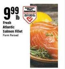 Big Y Fresh atlantic salmon fillet offer
