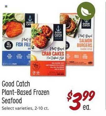 Sprouts Farmers Market Good catch plant-based frozen seafood offer