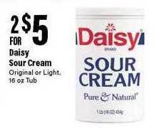 Big Y Daisy sour cream offer