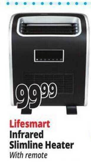 Ocean State Job Lot Lifesmart infrared slimline heater offer