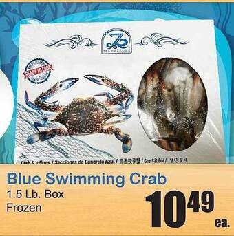 Times Supermarkets Blue swimming crab offer