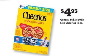 Family Dollar General mills family size cheerios offer