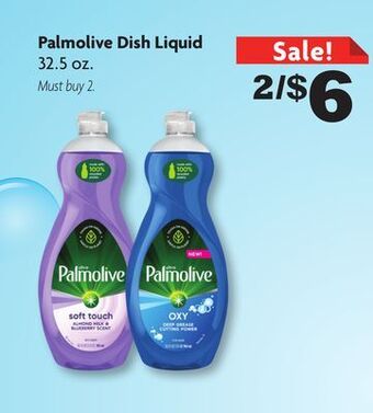 Family Dollar Palmolive dish liquid offer