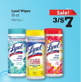 Family Dollar Lysol wipes offer