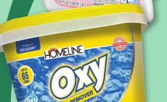 Family Dollar Homeline oxy stain remover powder offer