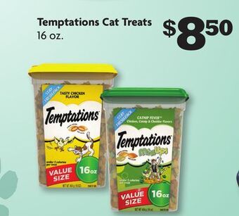Family Dollar Temptations cat treats offer