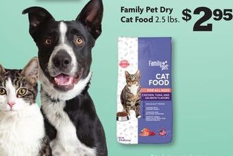 Family Dollar Family pet dry cat food offer
