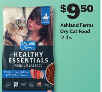 Family Dollar Ashland farms dry cat food offer