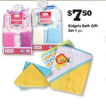 Family Dollar Kidgets bath gift set offer