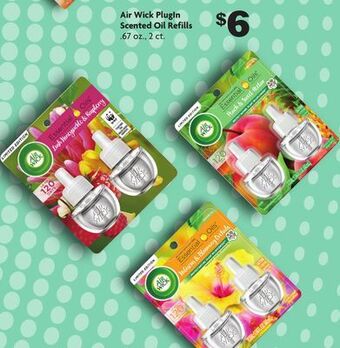 Family Dollar Air wick plugin scented oil refills offer