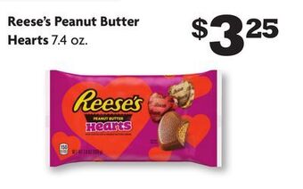 Family Dollar Reese's peanut butter hearts offer