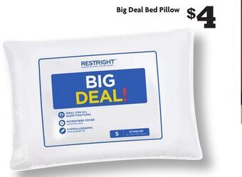 Family Dollar Big deal bed pillow offer