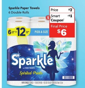 Family Dollar Sparkle paper towels offer