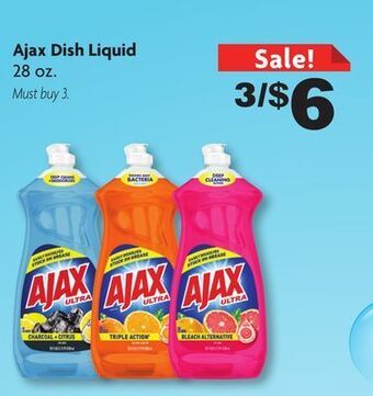 Family Dollar Ajax dish liquid offer