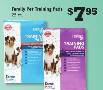 Family Dollar Family pet training pads offer