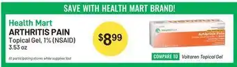 Health Mart Health mart arthritis pain offer