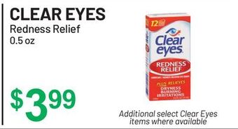 Clear eyes redness relief
