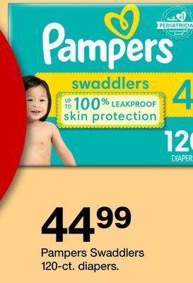 Target Pampers swaddlers 120-ct. diapers offer