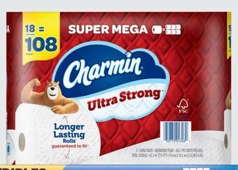 Target Charmin 18-pk. super mega roll bath tissue offer