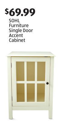 Aldi Sohl furniture single door accent cabinet offer