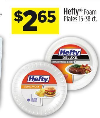 Dollar General Hefty® foam plates offer