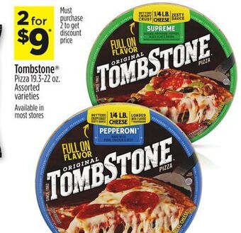 Dollar General Tombstone® pizza offer