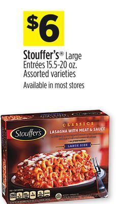 Dollar General Stouffer's® large entrées offer