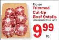 Food Bazaar Frozen trimmed cut-up beef oxtails offer