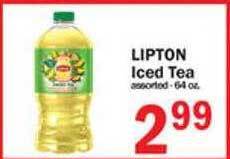 Food Bazaar Lipton iced tea offer