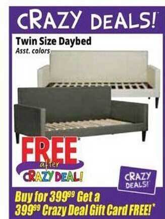 Ocean State Job Lot Twin size daybed offer
