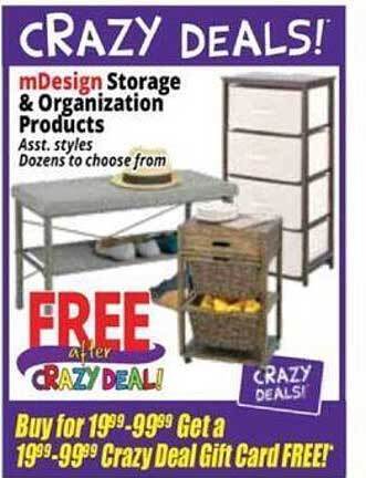 Ocean State Job Lot Mdesign storage & organization products offer