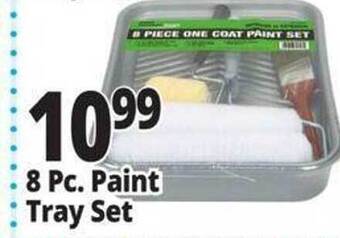 Ocean State Job Lot 8 pc. paint tray set offer