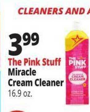 Ocean State Job Lot The pink stuff miracle cream cleaner offer