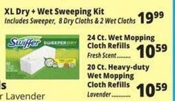 Ocean State Job Lot Xl dry + wet sweeping kit offer