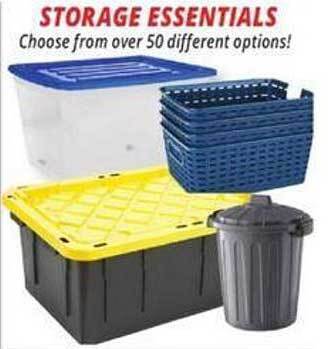 Ocean State Job Lot Storage essentials offer