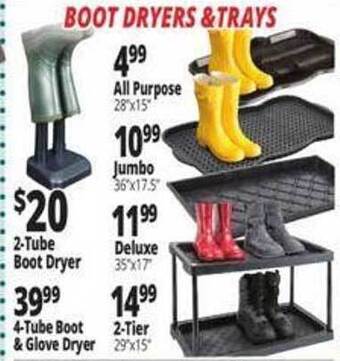 Ocean State Job Lot Boot dryers & trays offer