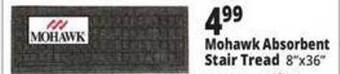 Ocean State Job Lot Mohawk absorbent stair tread offer