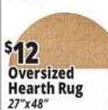 Ocean State Job Lot Oversized hearth rug offer