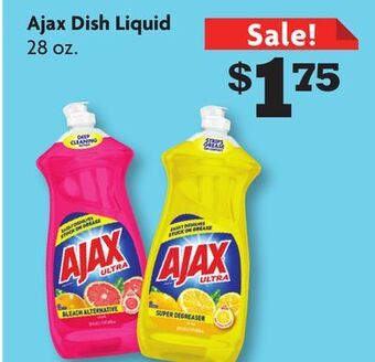Family Dollar Ajax dish liquid offer