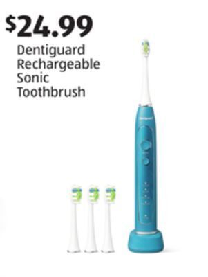 Aldi Dentiguard rechargeable sonic toothbrush offer