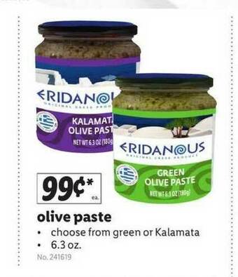 Lidl Olive Paste offer