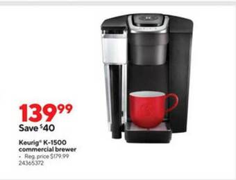 Staples Keurig K-1500 Commercial Brewer offer