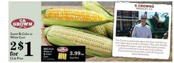 Pavilions Sweet Bi-Color Or White Corn offer