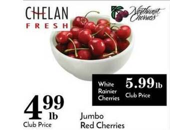 Pavilions Jumbo Red Cherries offer