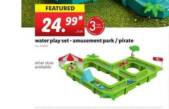 Lidl Water Play Set -smusement Park - Pirate offer