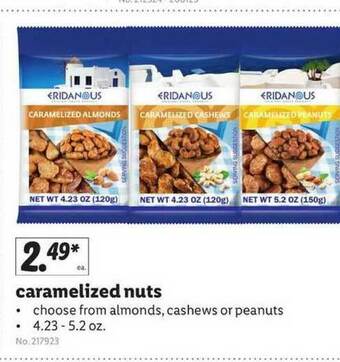 Lidl Caramelized Nuts offer